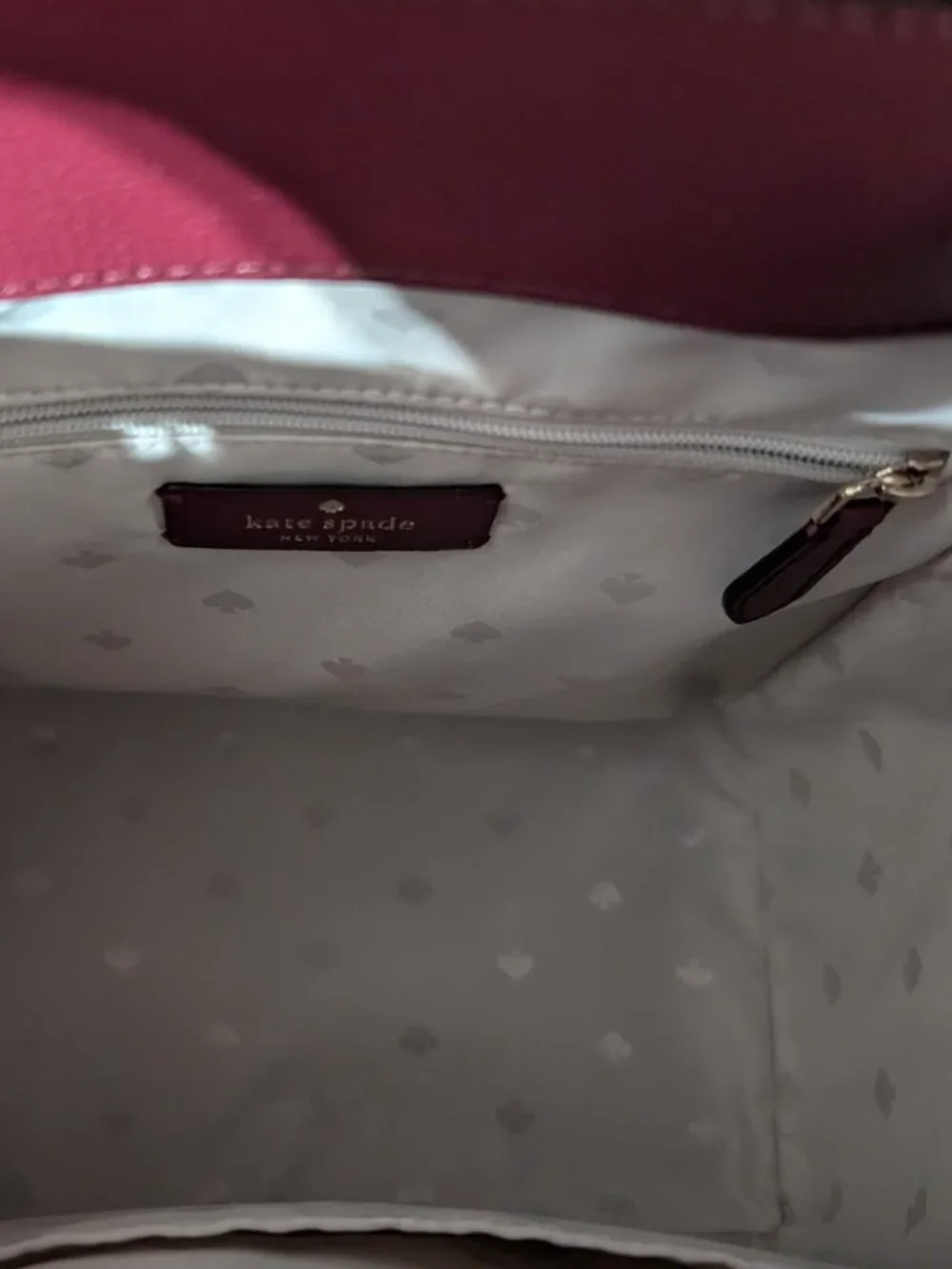 Kate Spade Darcy Flap Backpack Grain Leather WKR00548 Burgundy Drawstring